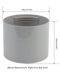Universal 5 Inch Air Conditioner Exhaust Hose Connector Vent Coupling Extension Clockwise And Counterclockwise Thread, ABS, 130mm