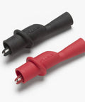 Red and black probes from Deluxe Electronic Test Lead Kit with 2.6m Leads Red Black Green Probes 3 Alligator Clips Low Leakage