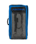 65L Dive Gear Backpack Built Tough With PVC Coated Mesh, front view showing mesh and zipper, scuba gear bag