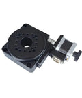 Motorized Rotation Stage 100mm Diameter 360 Degree Electric Rotary Platform Built For Precise Positioning In Industrial Automation