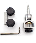 Slick Wood Turning Tool Sharpening Jig For Water Cooled Grinder and Workshop Lathe with adjustable knobs and hex key.