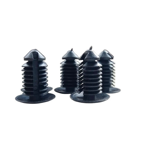 Rock Solid Heavy Duty Car Clips Nylon Auto Fastener Bumper Retainer Plastic Rivet Kit For Tough Uphills And Rides Guaranteed Long Lasting Performance, black nylon push clips