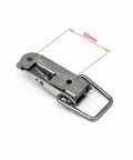 Stainless Steel 304 Toggle Latch Kit For Tool Boxes And Cabinets With Cambered Spring Wire Hasp Hook Clamp Locking Latch, 50mm