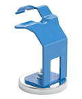Heavy-Duty Precision Welding Holder With Strong Magnetic Base For Hands-Free Mig Torch Positioning, blue steel base.