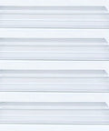 Clear PVC Piano Hinge Fits 3/16 Inch Plexiglass And Acrylic Panels No Fuss With Screws Or Glue Solid Friction Fit Aquarium Lid Clasp Golf Cart Windshield Easy Snap 4 Pack stacked in four sections.