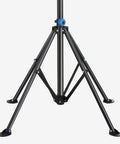 Portable Bike Repair Stand With Adjustable Height Handy Tool Tray And 360 Degree Swivel Clip Holds Up To 66 Lbs Maintenance And Display Stand With sturdy base legs