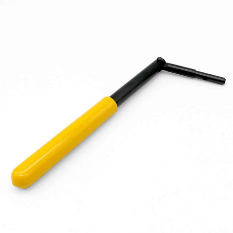 Clip Bender T Post Fence Clip Tool With Bright Yellow Grip Made In USA Steel Construction Black Oxide Finish Prevents Rust