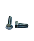 Rugged 7/8-9 Hex Bolts, 2-3/4 Inch, Zinc Plated Grade 5 Cap Screws With Coarse Threads, 1 Pack on white background