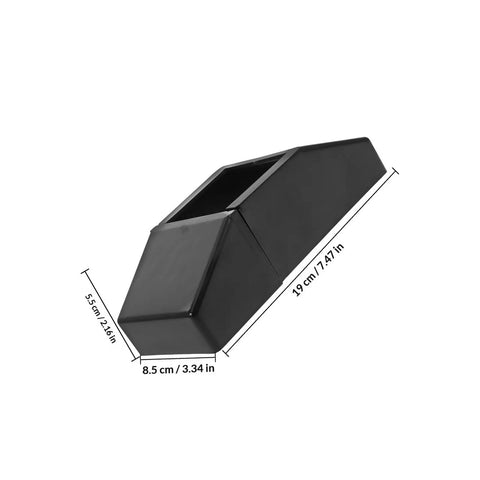 Carbon Steel Fence Pad For Warehouse Protection With Tool Free Install, Heavy Duty Fence Pad To Guard Equipment In Industrial And Storage Settings, Rugged, Easy To Fit, Lightweight Yet Durable, Versatile Fence Padding Solution, black 19x8.5x5.5 cm