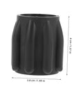 Black rubber valve cover for Scuba Tank Valve Replacement Part For Tight Seal And Top Notch Safety, size 4 cm x 3.8 cm