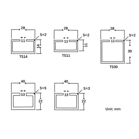 Built Like A Tank 304 Stainless Steel T Track U Channel Mounting Rails For Drill Press Tables Router Workbenches Hassle Free Workshop Upgrade 59 Inch Pair technical dimensions drawing