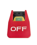 Off Marking Push Button Big Panel Magnet Electromagnetic Switch For Industrial Power Control With Under Voltage Protection Durable Construction Ideal For Control Panels And Heavy Duty Applications YCZ3BD red panel OFF switch