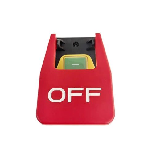Off Marking Push Button Big Panel Magnet Electromagnetic Switch For Industrial Power Control With Under Voltage Protection Durable Construction Ideal For Control Panels And Heavy Duty Applications YCZ3BD red panel OFF switch