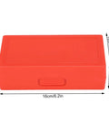 Top Shelf Digital Durometer Shore Hardness Tester Featuring LCD Screen stored in a red plastic protective case, dimensions 16x10x5cm.