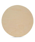 Unfinished Baltic Birch Wood Circles, 14 Inch Diameter Quarter Inch Thick, smooth surface for DIY painting and decor projects.