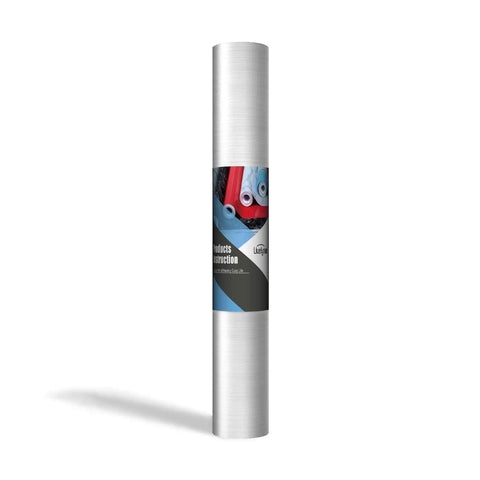 36 Inch Wide Stainless Steel Contact Paper Peel And Stick Vinyl Wrap For Countertops Tables And Appliances, 197 Inch Roll