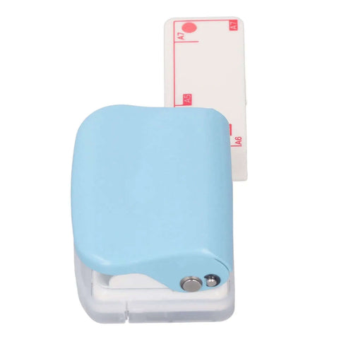 3 Hole Paper Punch Handheld Hole Puncher For A4 A5 A6 A7 B5 And More, 5 Sheets Capacity DIY Office School Home Tool with plastic cover