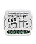 Single Channel Zigbee Smart Relay Switch Module For 12V 24V DC And 100 240V AC With Tuya Smart Life App Compatibility, Works With Alexa Google Home And Hubitat, Dry Contact Output, Great For DIY Garage Door Opener And Home Automation. Compact white 1-channel relay module with screw terminals
