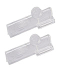 2X Clear Milk Carton Sealing Clips Keep Boxed Drinks Fresh And Prevent Messy Spills In Dorms, Studios, And Kitchens.