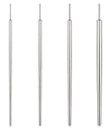 4 Piece Surgical Steel Piercing Insertion Kit With 16G 18G 20G Tapers Threadless Internal Thread And External Thread Options