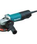 4-1/2 Inch Paddle Switch Angle Grinder With 7.5 Amp Motor Delivers 11,000 RPM, Lightweight 4.5 Lbs, Compact Barrel, AC DC Switch