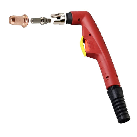 IPT-60 PT60 Plasma Cutter Torch Head Body Replacement For IPT-60 PT60 Machines OEM Style Red Torch Assembly with consumables