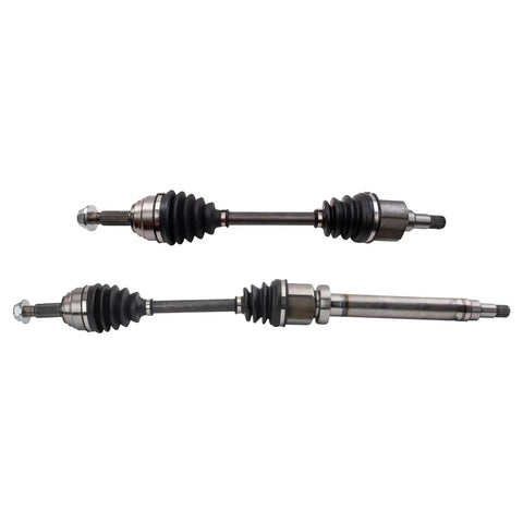 Two Front CV Axle Assemblies for Ford Fiesta 2011-2017 Manual Transmission - Driver and Passenger Side Replacement Kit, Premium-Grade, Ready to Install, Built for SE Titanium and Other Trims, Durable OE-Quality Bearings, pair