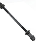 Bike Axle Nut And Rear Hub Axle Kit For 240 Millimeter 9.45 Inch Bicycles Three Eighths Inch Axle 26TPI Black Taper Lock Nut Washer Set