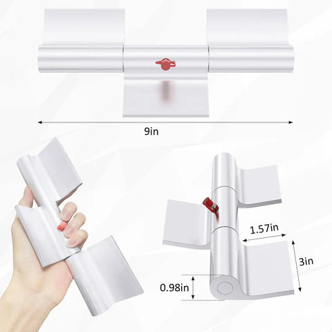 Two Pack 9 Inch Weld On Aluminum Trailer Ramp Door Hinges For Beefed Up Heavy Duty Trucks And Trailers, 1/2 Inch Pin, Durable Aluminum Construction For Strong Secure Weld On Installation. 9in aluminum weld-on trailer ramp hinge with 1/2in pin