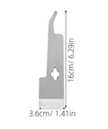 Go-To 2 Pack Stainless Steel Beekeeping Hive Tools Set, Hive Scraper And Frame Lifter shown in 16cm length