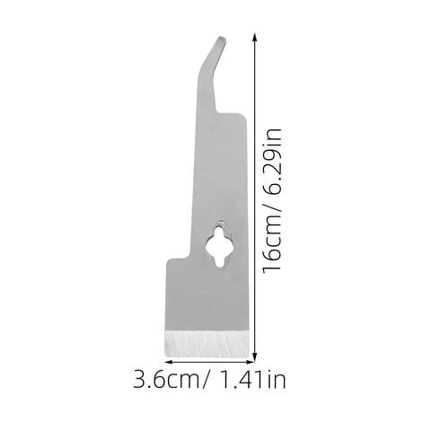 Go-To 2 Pack Stainless Steel Beekeeping Hive Tools Set, Hive Scraper And Frame Lifter shown in 16cm length