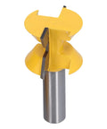 Heavy Duty Tongue Groove Router Bit 1/2 Inch Shank Two Flute Carbide Woodworking Cutter showing sharp carbide blade and robust design.