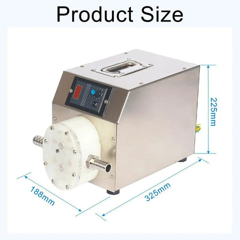 High Viscosity Liquid Transfer Pump For Honey Syrup And Paste 10 Liters Per Minute Non Stick Gear Pumping Equipment With Easy Operation And Quick Cleaning Goes To Work On Tough Viscous Fluids Heavy Duty, 325 x 188 x 225 mm stainless steel pump