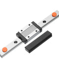 MGN12 150mm Linear Rail System with MGN12H Carriage Block and Mini Linear Guide for DIY 3D Printers and CNC Machines, in Black