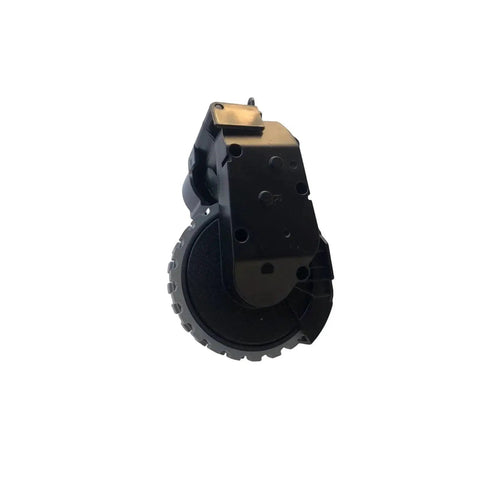 Heavy Duty Robot Vacuum Cleaner Wheel Motor Replacement Kit features left drive roller with sturdy grip for smooth floor traversal.