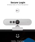 Top Tier 1080p Webcam For PCs Packing Hella Crisp FHD Video with Windows Hello on laptop screen for secure login.