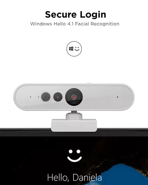 Top Tier 1080p Webcam For PCs Packing Hella Crisp FHD Video with Windows Hello on laptop screen for secure login.