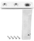 Beefed Up Refrigerator Door Hinge Replacement Kit for Freezer with Auto Close Spring Hinge Easy Install No Tools Needed Durable Fridge Door Hinge Fits Most Models Keeps Doors From Slamming stainless steel hinge with 4 screws