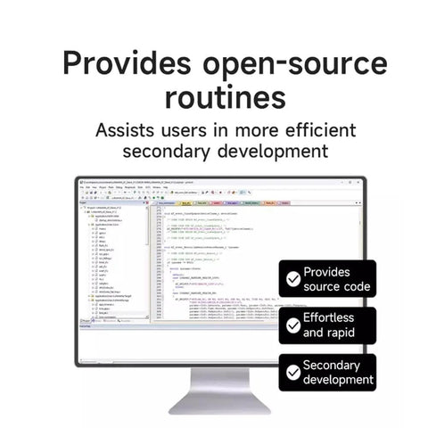 Computer screen showing open-source routines for LoRa 2.4G Offline OLED SX1281 Test Board With SPI Wireless RF Module PA And LNA