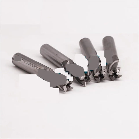 Get your hands on this sick 22mm end mill cutter with four flutes, HSS steel, ideal for smooth metal and wood cutting.