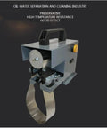 High Efficiency Portable Oil Skimmer For CNC Machinery With 13L/H Capacity Steel Belt Degreaser Machine showing compact design and steel belt.