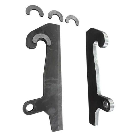 1 Pair Blank 418 Quick Attachments For Loader Mounts With 4 Wear Ears For Top Hook Built Tough Made In The USA Durable CNC Cut Steel
