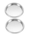 2 Piece Stainless Steel Blind Filters For Espresso Machines And Coffee Makers Pro Grade Cleaning Accessory For Backflushing