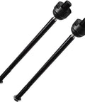 Front Wheel Hub & Tie Rod Kit - 2 Hub Bearing Assemblies with ABS Sensor Wire and 4 Tie Rod Ends Fits LeSabre, Lucerne, image of tie rods