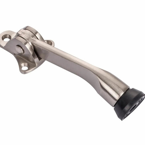 Alloy Door Protector Rubber Stopper Wall Mounted Anti Collision Quiet Close No Slam For Living Room And Bathroom Noise Reduction