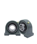 Heavy Duty Swivel Base Pillow Block Ball Bearings With Housing Units Inserts Set Screw Locking Mechanism Smooth Rotation Industrial Grade Ucpa202 Bore Size 15mm Fits Machinery Projects Straight Up Legit Gear For Shops, pair
