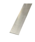 Close-up of 0.078 Inch Titanium Sheet 1.25 Inch Wide 20 Inch Long CP Grade 1 Annealed Weldable Metal For DIY Projects Prototyping