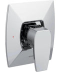 Via Posi Temp Valve Trim Chrome Slick Shower Upgrade With Mirror Like Chrome Finish For Easy Install Requires Posi Temp Valve 2510 2520 2570 2590 Built On MPact For Flexible Plumbing Compatibility, close-up view