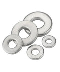 Heavy Duty M16x40x6 304 Stainless Steel Shim Gaskit Spacer Washer For Heavy Machinery Hardware DIY Home Improvement Flat Thick Washer Gasket set of five washers
