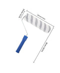 Lightweight Small Paint Roller With Ergonomic Handle For Fast Wall Coverage And Crisp Clean Edges Ideal For Ceilings Trim And Furniture, 32 cm long.